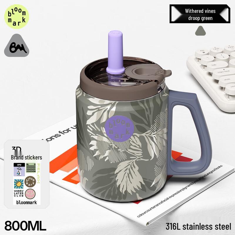 BLOOMMARK 316L Stainless Steel Insulated Wide-Mouth Water Bottle
BLOOMMARK 316L Stainless Steel Insulated Wide-Mouth Water Bottle