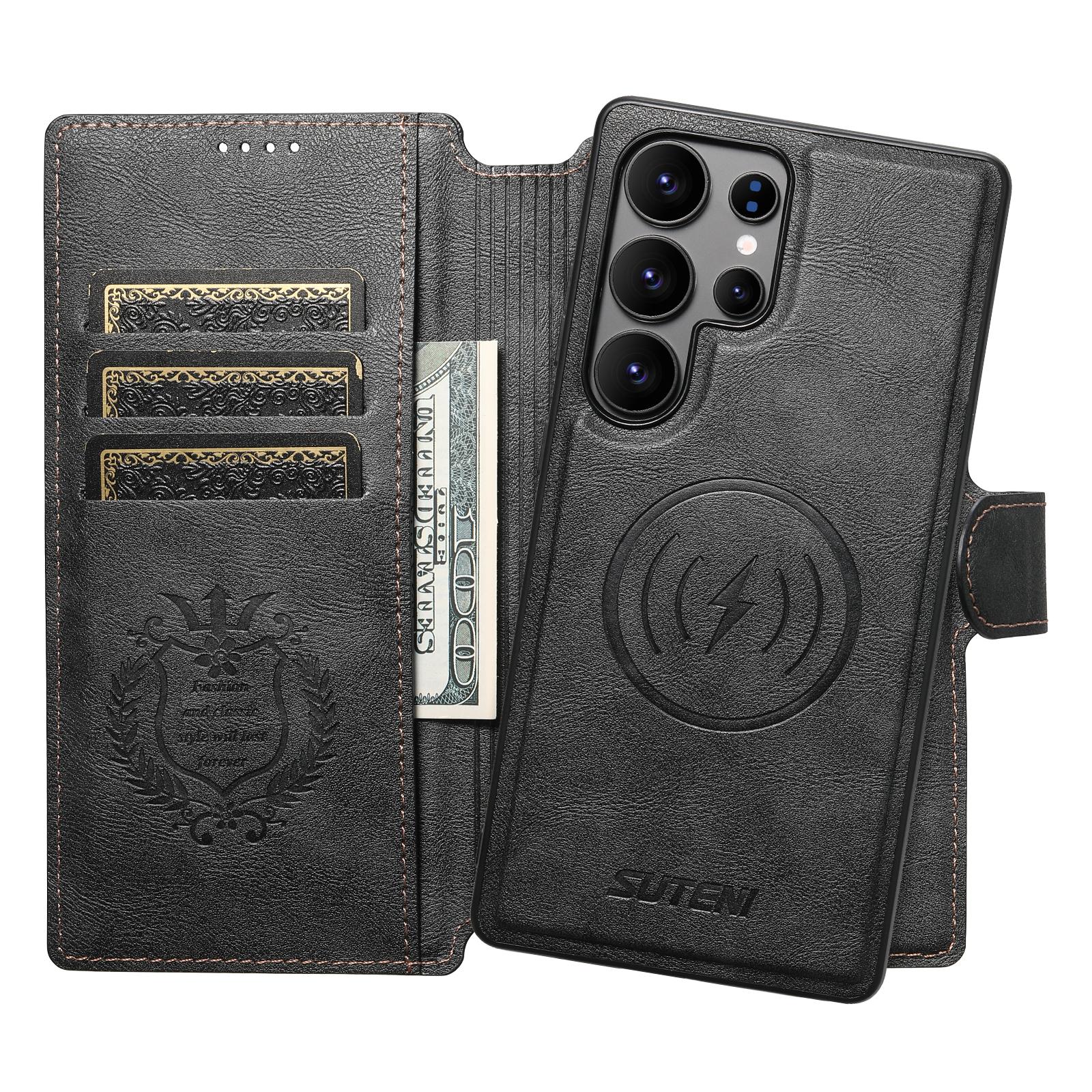 SUTENI Q-05 For Samsung Galaxy S24 Ultra Wallet Case 2 in 1 Detachable Leather Flip Phone Cover with Stand Brown
SUTENI Q-05 For Samsung Galaxy S24 Ultra Wallet Case 2 in 1 Detachable Leather Flip Phone Cover with Stand Brown