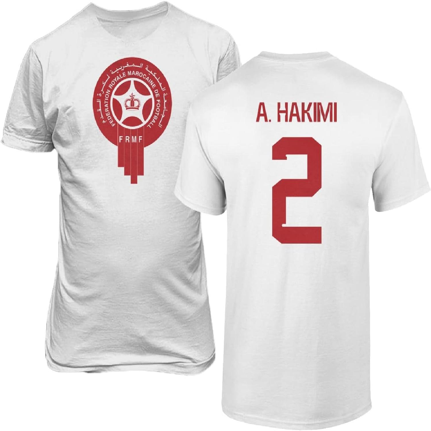 FLAURA Morocco Soccer #2 Hakimi World Football Fans Adult Men s Unisex T-Shirt S
FLAURA Morocco Soccer #2 Hakimi World Football Fans Adult Men s Unisex T-Shirt S