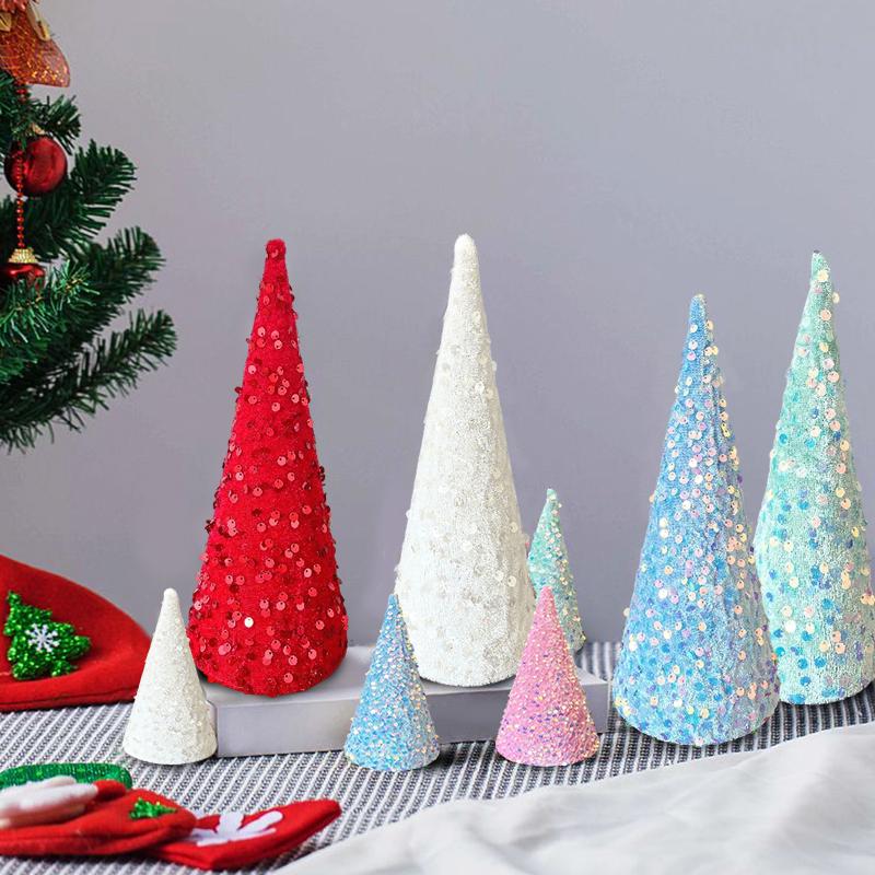 1PC Mini Glitter Tree Props Christmas Tree Ornaments Chirstmas Conical Party Sequins Home Decor 10cm синій
1PC Mini Glitter Tree Props Christmas Tree Ornaments Chirstmas Conical Party Sequins Home Decor 10cm синій