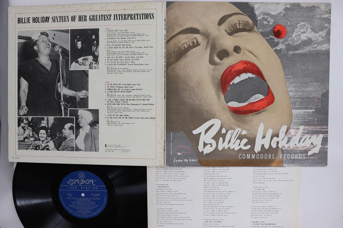 LP Record BILLIE HOLIDAY Sixteen Of Her Greatest Interpretat SLC441 LONDON 1972 Japan Jazz Used
LP Record BILLIE HOLIDAY Sixteen Of Her Greatest Interpretat SLC441 LONDON 1972 Japan Jazz Used