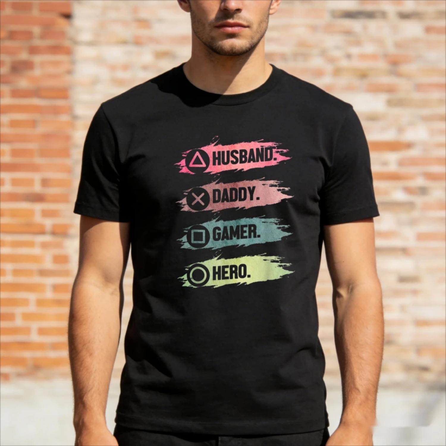 Husband Daddy Gamer Hero Funny Shirt Gaming Dad Father Day Gift Unisex T-Shirt Men Fashion Casual Crewneck Cotton Short Sleeve XXXXXL чорний
Husband Daddy Gamer Hero Funny Shirt Gaming Dad Father Day Gift Unisex T-Shirt Men Fashion Casual Crewneck Cotton Short Sleeve XXXXXL чорний