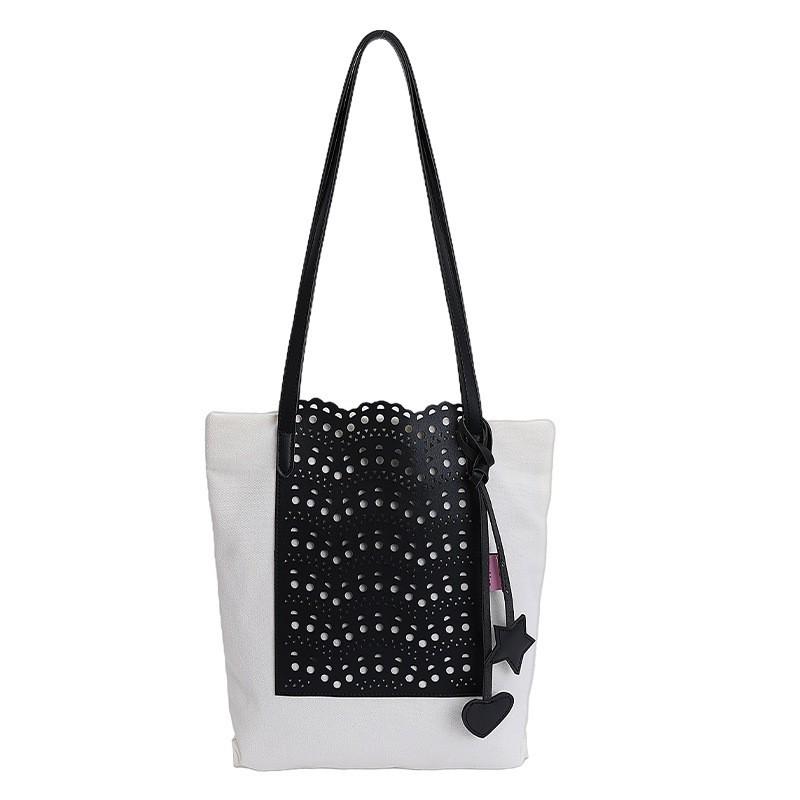 Korean Niche Design Large-capacity Canvas Bag Personalized Retro Stitching Contrasting Color Commuting Underarm Shoulder чёрный
Korean Niche Design Large-capacity Canvas Bag Personalized Retro Stitching Contrasting Color Commuting Underarm Shoulder чёрный