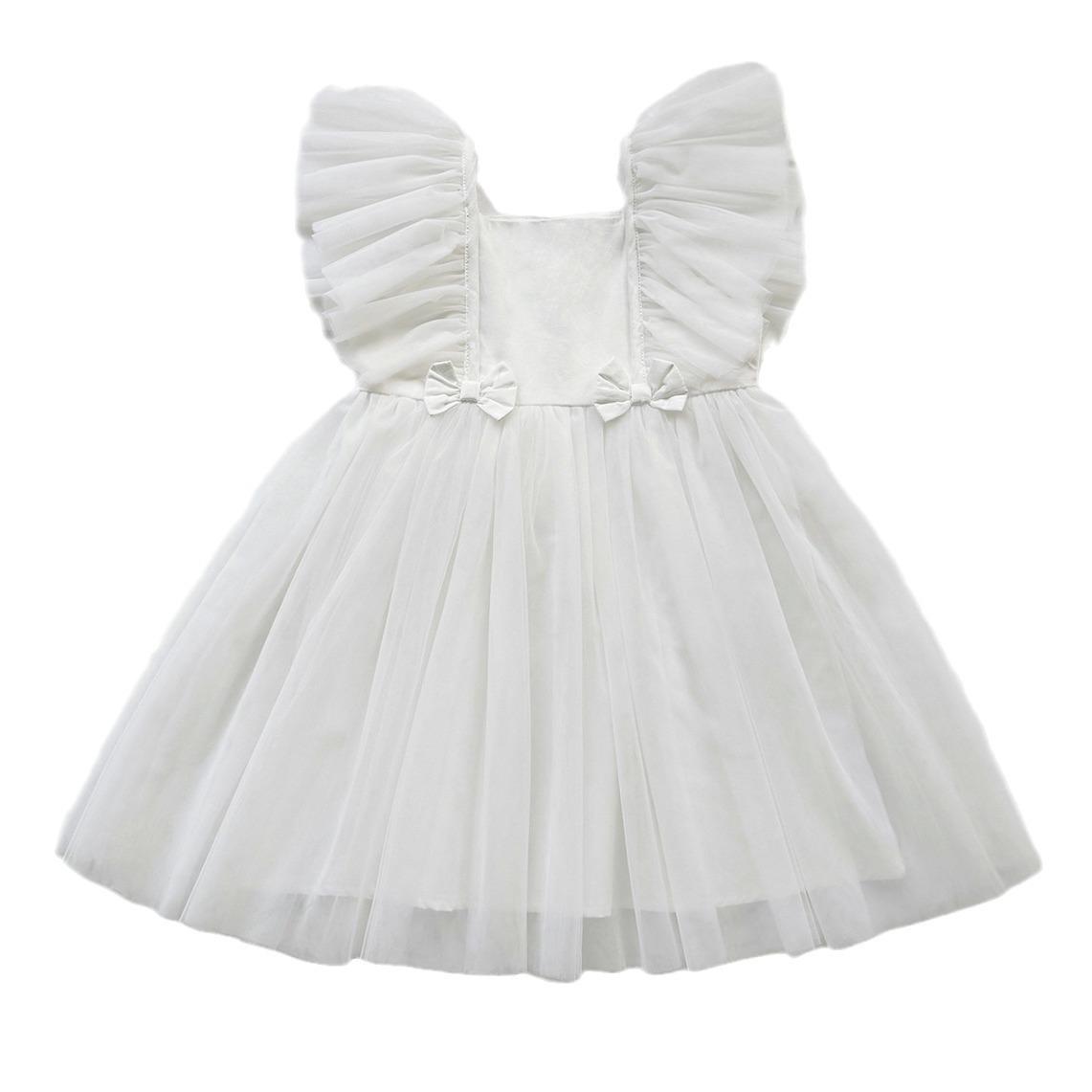 2025 Summer Trendy Puffy Tulle Dress: Short Sleeve Baby Girl s Bow Princess Mesh Skirt 130 cm білий
2025 Summer Trendy Puffy Tulle Dress: Short Sleeve Baby Girl s Bow Princess Mesh Skirt 130 cm білий
