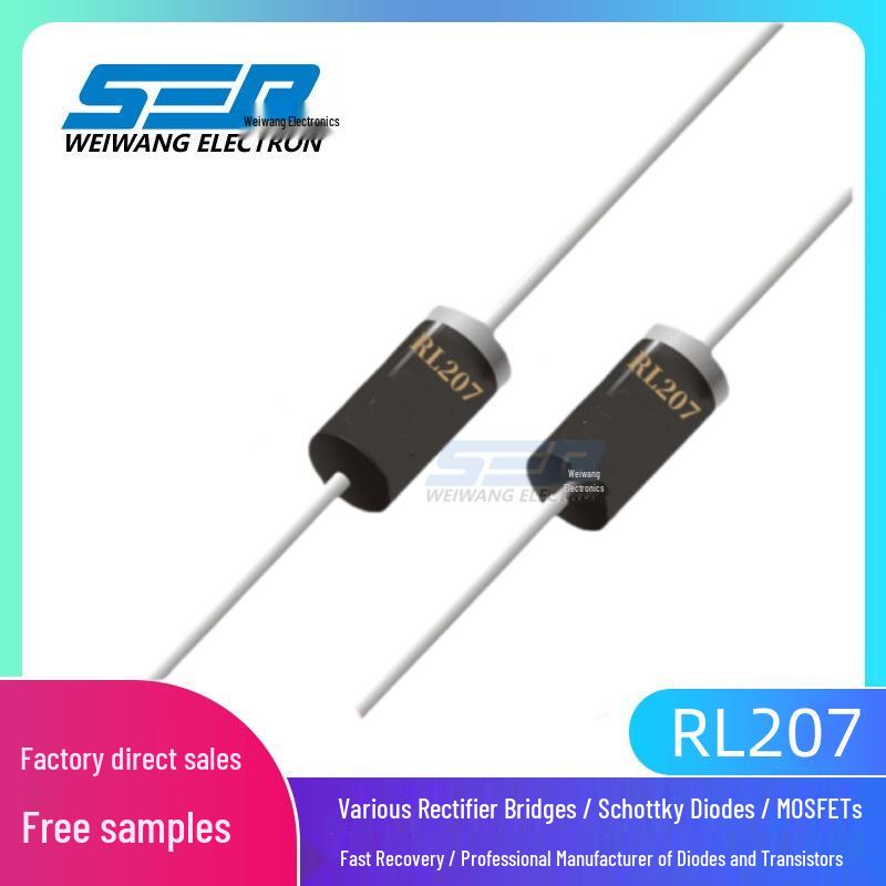 SEP RL207 High Voltage Rectifier Diode, DO-15, 2A 1000V Through-Hole.
SEP RL207 High Voltage Rectifier Diode, DO-15, 2A 1000V Through-Hole.