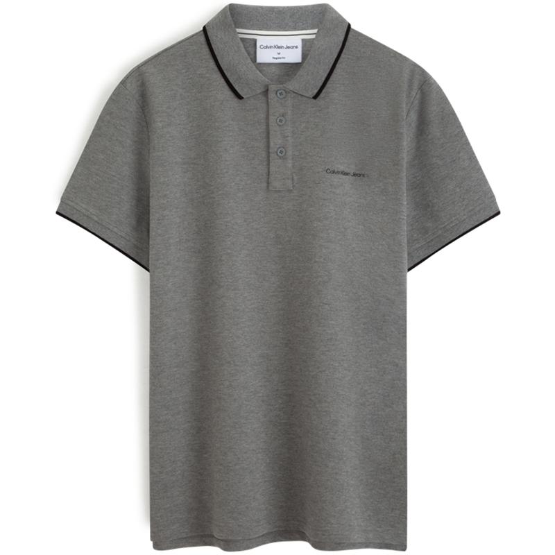 Calvin Klein Piped Collar Small Print Breathable Young Multi-Color Short Sleeve Polo Shirt Men tops Dove-Gray J319183P2D M
Calvin Klein Piped Collar Small Print Breathable Young Multi-Color Short Sleeve Polo Shirt Men tops Dove-Gray J319183P2D M