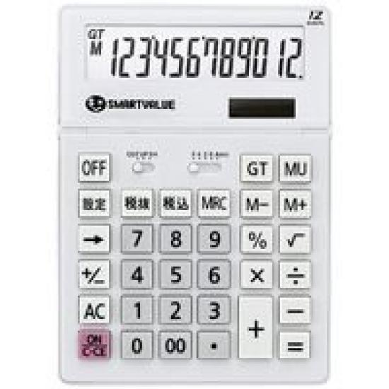 Smart Value Large Calculator White K070J білий 
Smart Value Large Calculator White K070J білий