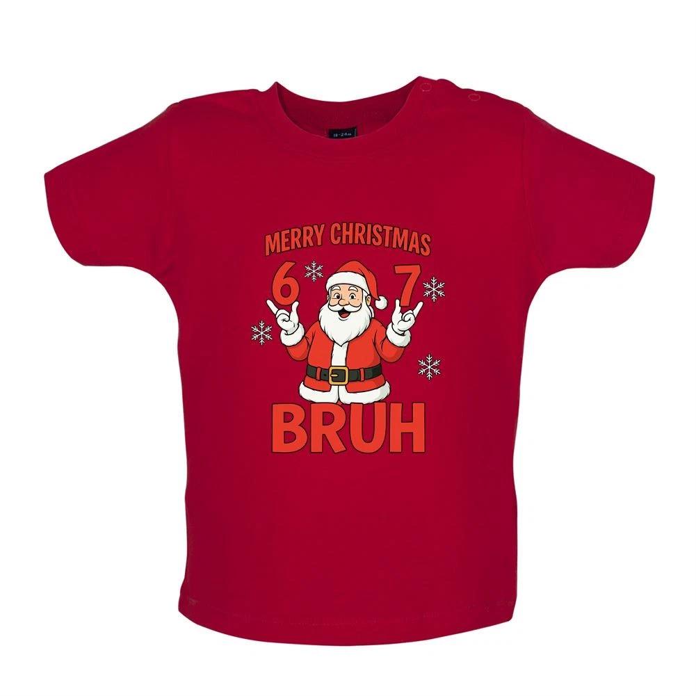 Merry Christmas Bruh - Baby Kids Boys Girls Unisex T-Shirt / Babygrow - Six Seven 6 7 Meme Brainrot 100
Merry Christmas Bruh - Baby Kids Boys Girls Unisex T-Shirt / Babygrow - Six Seven 6 7 Meme Brainrot 100