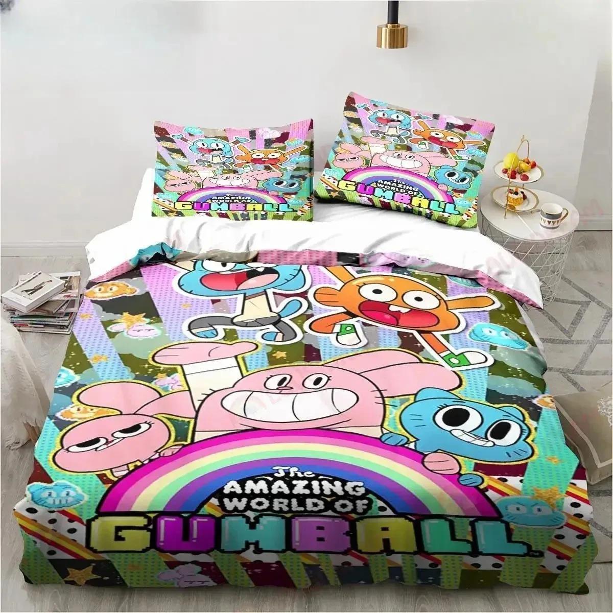 New Cartoon The Amazing World Gumball Bedding Set Bedroom Soft Modern Bedspreads Comefortable Duvet Cover Quilt Cover Pillowcase EU King 240x220cm
New Cartoon The Amazing World Gumball Bedding Set Bedroom Soft Modern Bedspreads Comefortable Duvet Cover Quilt Cover Pillowcase EU King 240x220cm