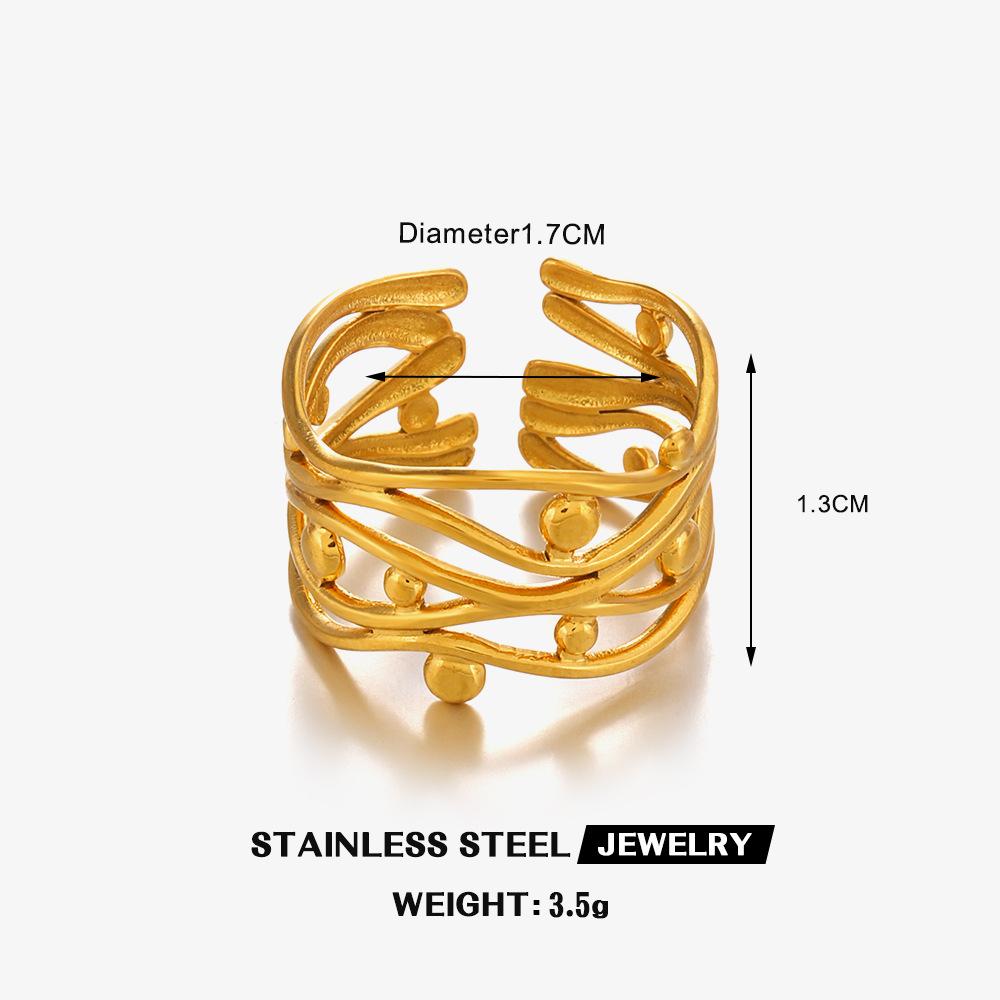 Bohemia Crossed Line Ring Neutral Zircon Gold Plated Stainless Steel Geometric Circular Rings Valentine Day Gift resizable
Bohemia Crossed Line Ring Neutral Zircon Gold Plated Stainless Steel Geometric Circular Rings Valentine Day Gift resizable