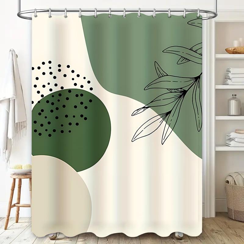 Elegant Abstract Green Shower Curtain Water Resistant Heat Resistant Machine Washable Non Transparent 90X180cm(35x70in)
Elegant Abstract Green Shower Curtain Water Resistant Heat Resistant Machine Washable Non Transparent 90X180cm(35x70in)