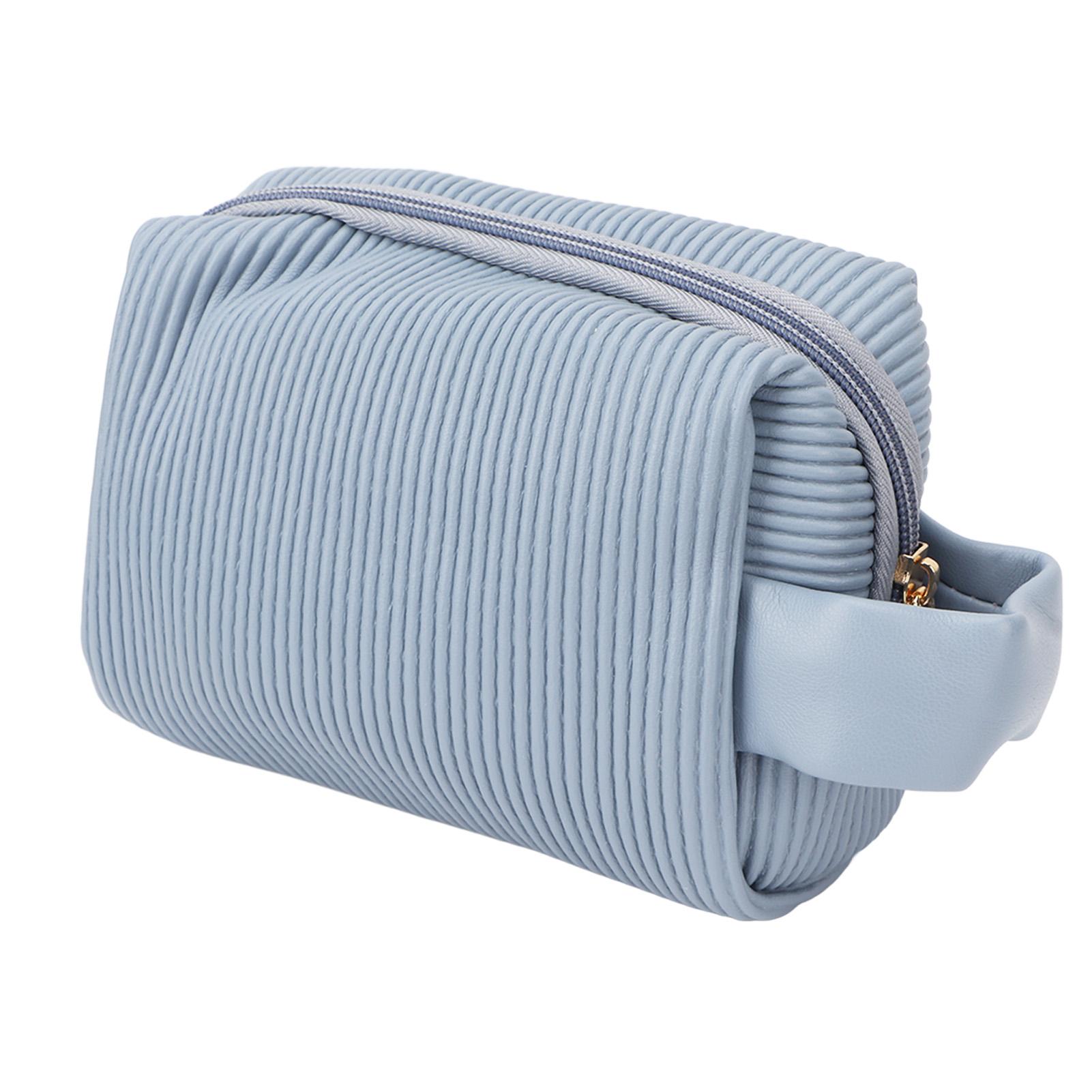 Makeup Bag Women Girls Blue Fashionable Cute PU Leather Travel Portable Zipper Cosmetic Bag for
Makeup Bag Women Girls Blue Fashionable Cute PU Leather Travel Portable Zipper Cosmetic Bag for