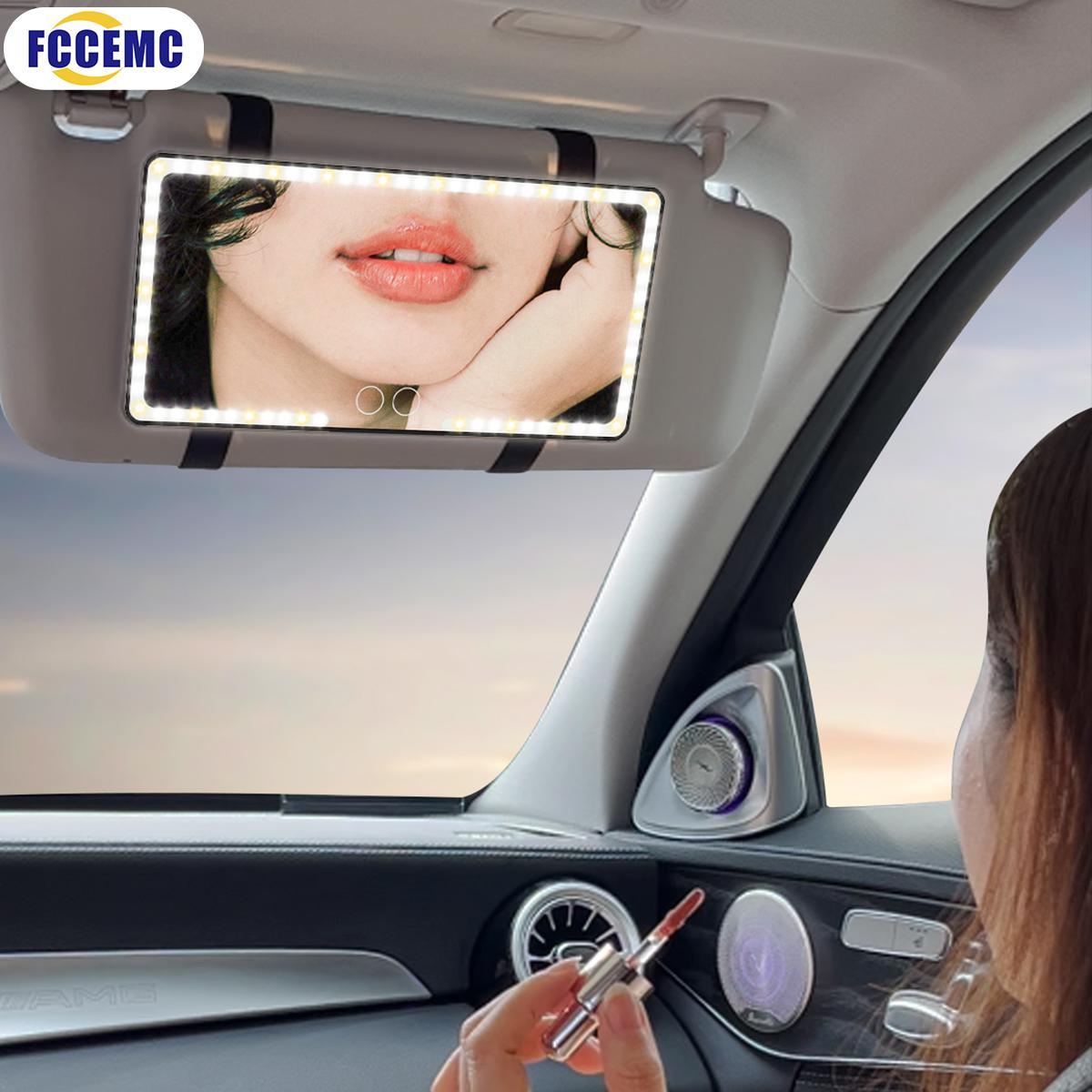 Car Sun Visor Vanity Mirror Car Interior Cosmetic Mirror Rechargeable 3 Modes Two Color Dimmable HD Makeup Mirror For Women чёрный
Car Sun Visor Vanity Mirror Car Interior Cosmetic Mirror Rechargeable 3 Modes Two Color Dimmable HD Makeup Mirror For Women чёрный