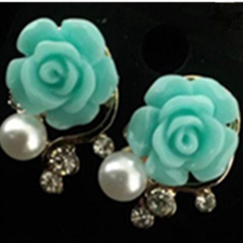 Korean Fashion Rose Flower Resin Rose Earrings New Korean Women s Imitation Pearl Crystal Earrings wholesale Women s Zircon
Korean Fashion Rose Flower Resin Rose Earrings New Korean Women s Imitation Pearl Crystal Earrings wholesale Women s Zircon