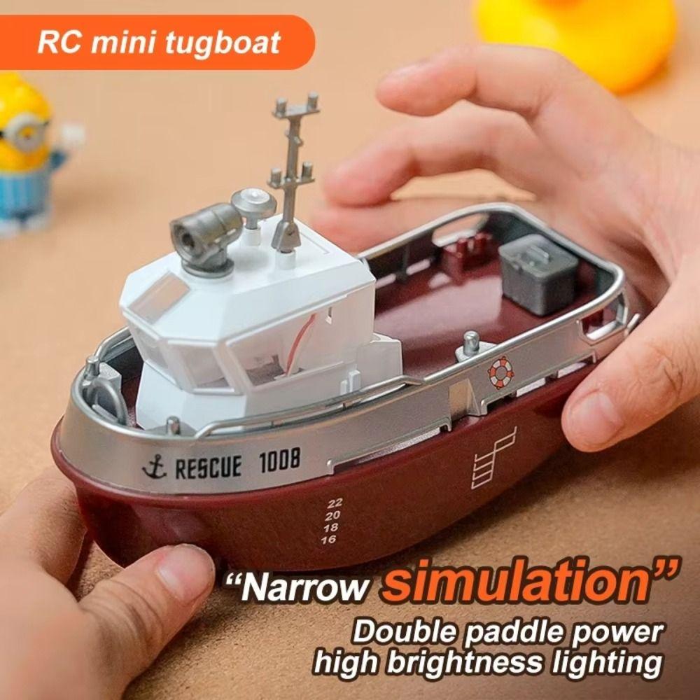 Electric Watercraft RC Tugboat 1:32 Scale Mini RC Boat Remote Control Ship Boys Girls коричневий
Electric Watercraft RC Tugboat 1:32 Scale Mini RC Boat Remote Control Ship Boys Girls коричневий