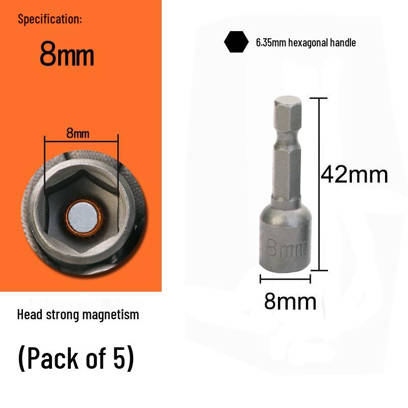 Magnetic Air Impact Hex Socket Wrench & Drill Nut Bit
Magnetic Air Impact Hex Socket Wrench & Drill Nut Bit