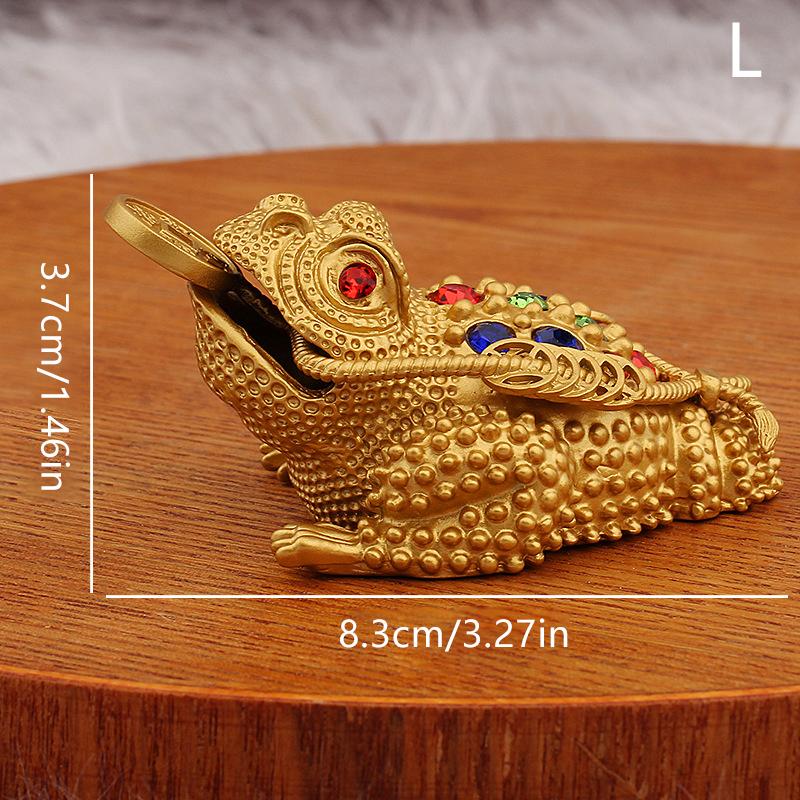 Золотистый цвет Статуэтка денежной лягушки Фэн-шуй Трехлапая жаба богатства Золотая фигурка Удача Лягушка удачи Домашний офис Декор Подарки
Золотистый цвет Статуэтка денежной лягушки Фэн-шуй Трехлапая жаба богатства Золотая фигурка Удача Лягушка удачи Домашний офис Декор Подарки