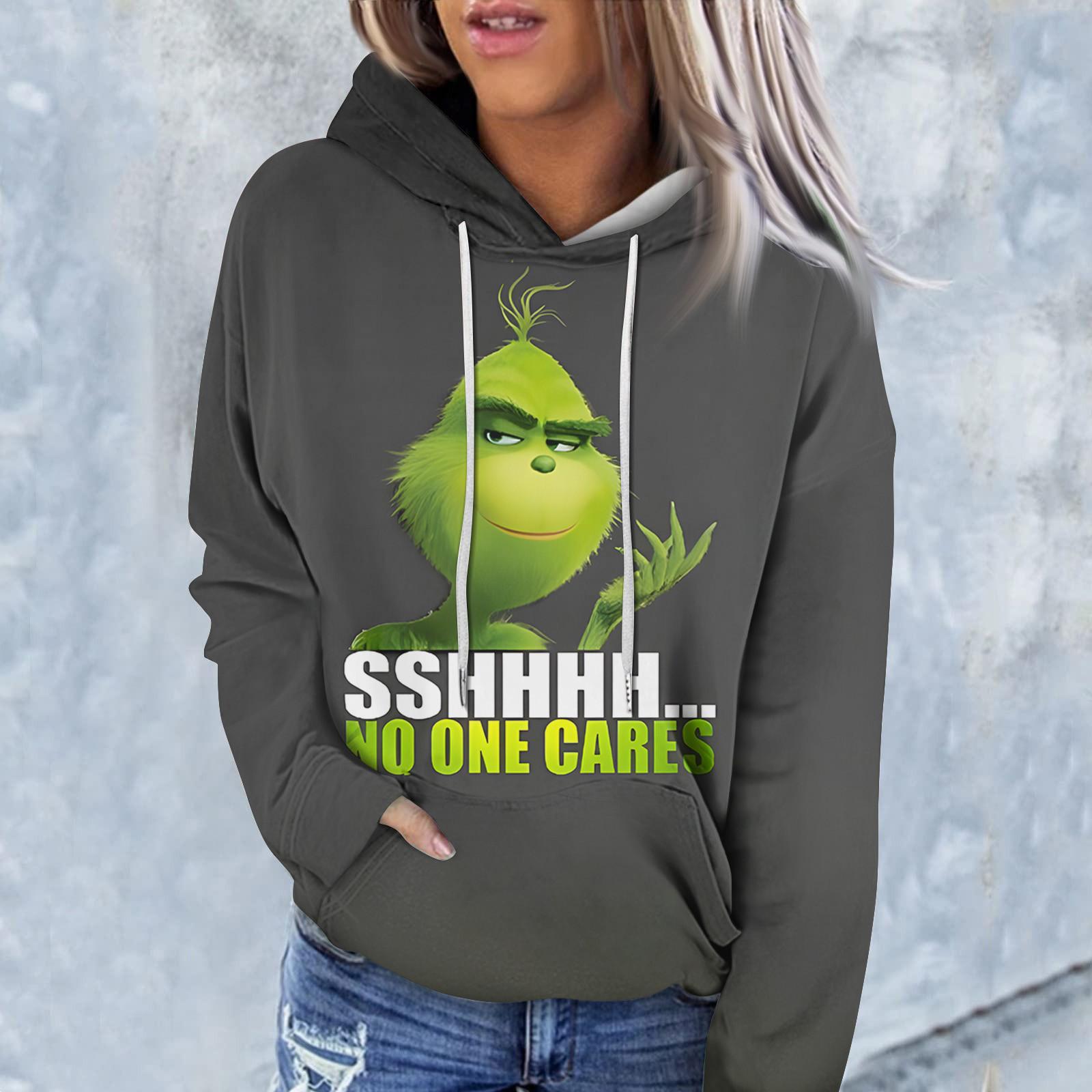 Женская модная повседневная толстовка с длинным рукавом и рождественским принтом L
Женская модная повседневная толстовка с длинным рукавом и рождественским принтом L