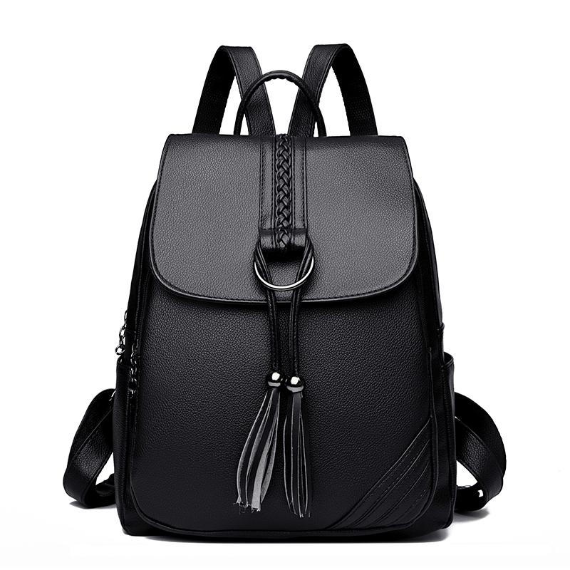 2026 new Ladies Casual Soft Leather Double Shoulder Bag Large Capacity Outdoor Travel Backpack Fashiable Student Bookbag чёрный
2026 new Ladies Casual Soft Leather Double Shoulder Bag Large Capacity Outdoor Travel Backpack Fashiable Student Bookbag чёрный