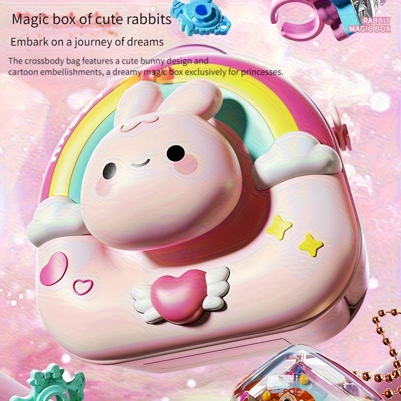 2025 Супер Девочка Сделай Сам Волшебное Изготовление Игрушек, Ручная работа Ожерелье, Браслет, Кольцо, Подвеска для Рюкзака, Подвеска для Ключей, Подходит для Дня Рождения, Рождества, Хэллоуина розовый