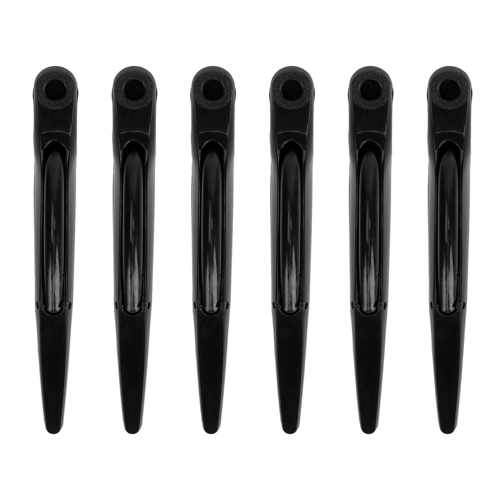 6 шт. заколок для волос для укладки секций, предотвращают скольжение, многофункциональные профессиональные салонные заколки для волос чёрный
6 шт. заколок для волос для укладки секций, предотвращают скольжение, многофункциональные профессиональные салонные заколки для волос чёрный