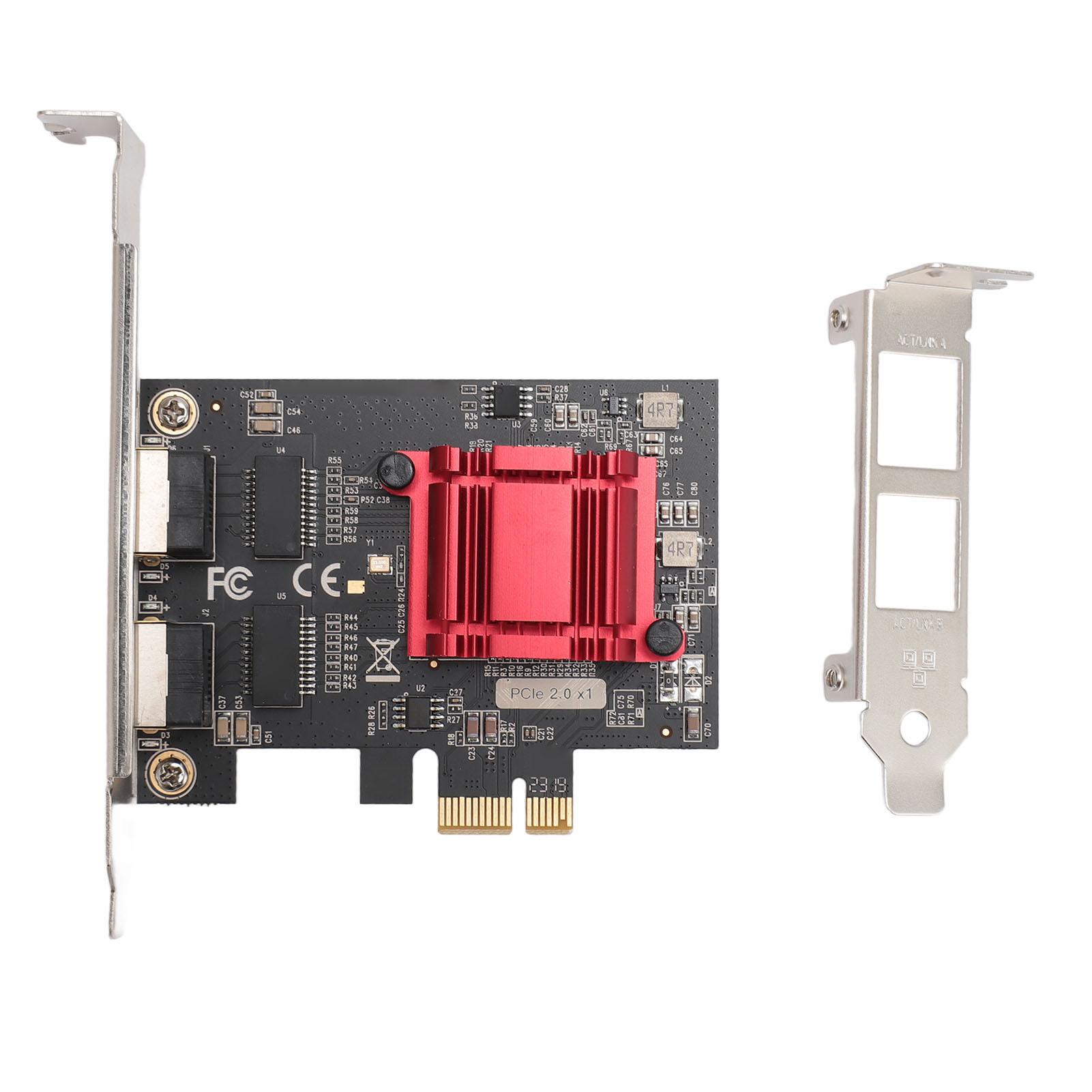 Мережева карта PCIe X1 Професійний RJ45 Двопортовий PCIe Gigabit Ethernet Серверний адаптер для настільного ПК
Мережева карта PCIe X1 Професійний RJ45 Двопортовий PCIe Gigabit Ethernet Серверний адаптер для настільного ПК
