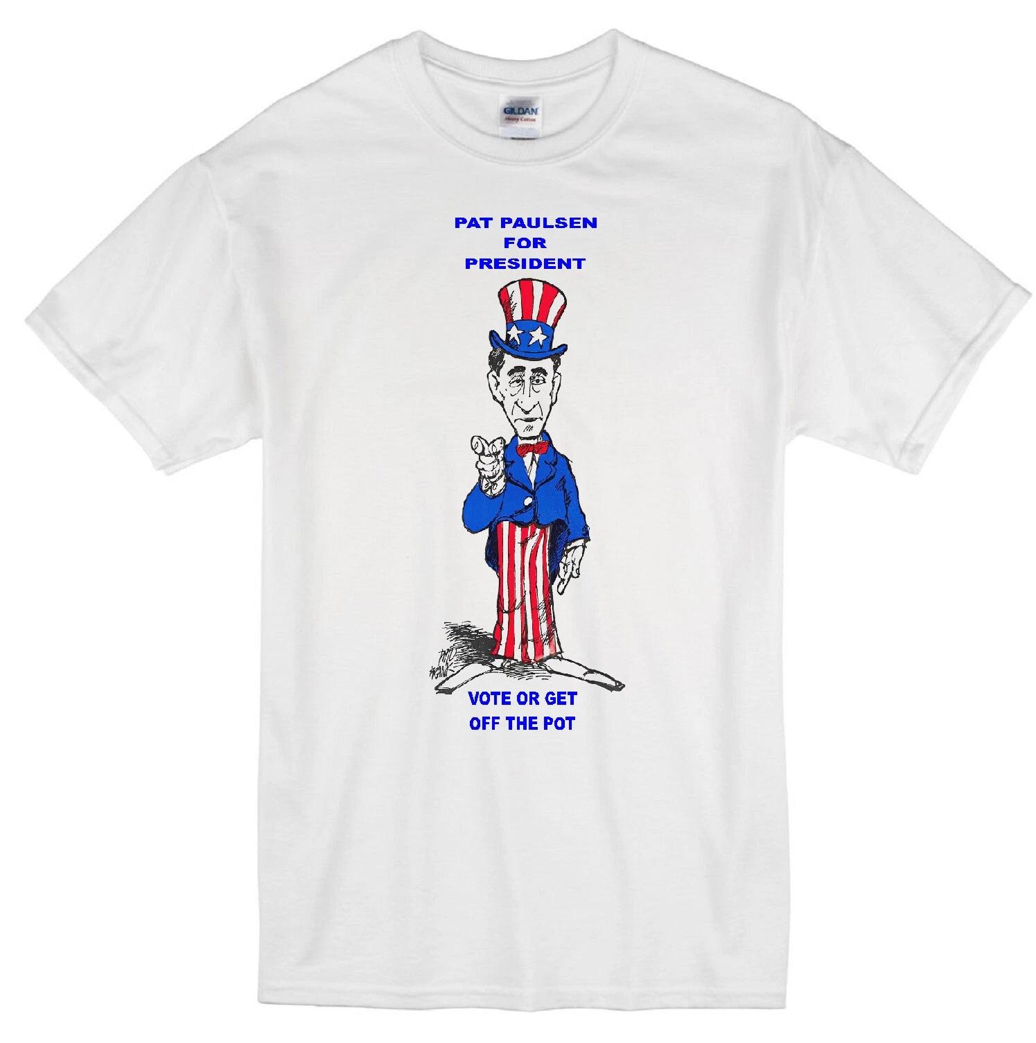 PAT PAULSEN FOR PRESIDENT SMOTHERS BROTHERS SPOOF COMEDY VOTE TV WHITE T-shirt 2XL
PAT PAULSEN FOR PRESIDENT SMOTHERS BROTHERS SPOOF COMEDY VOTE TV WHITE T-shirt 2XL