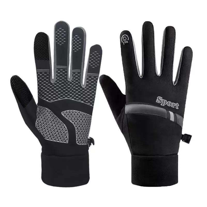 Windproof Waterproof Touchscreen Winter Sports Gloves - Non-Slip Fleece Lined for Skiing, Running, and Cycling One Size
Windproof Waterproof Touchscreen Winter Sports Gloves - Non-Slip Fleece Lined for Skiing, Running, and Cycling One Size