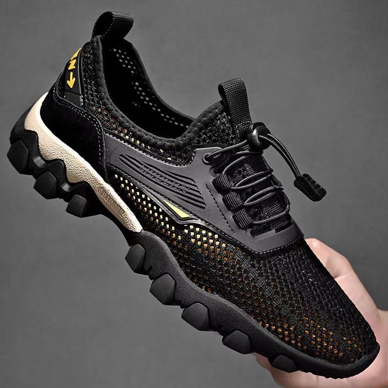 Оригинальный отзыв высококачественных летних мужских кроссовок для ходьбы по течению с сетчатой подошвой и дышащей подошвой 38 чёрный
Оригинальный отзыв высококачественных летних мужских кроссовок для ходьбы по течению с сетчатой подошвой и дышащей подошвой 38 чёрный