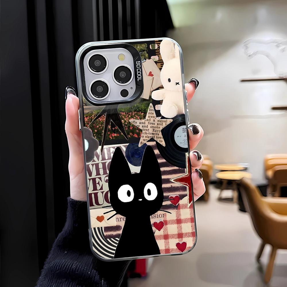 Black Big Eye Cat Phone Case For iPhone 17 Air 16 e 15 14 13 12 11 Pro Max Plus Mini SE Cute Animal Collection Cover iPhone 14 Pro
Black Big Eye Cat Phone Case For iPhone 17 Air 16 e 15 14 13 12 11 Pro Max Plus Mini SE Cute Animal Collection Cover iPhone 14 Pro