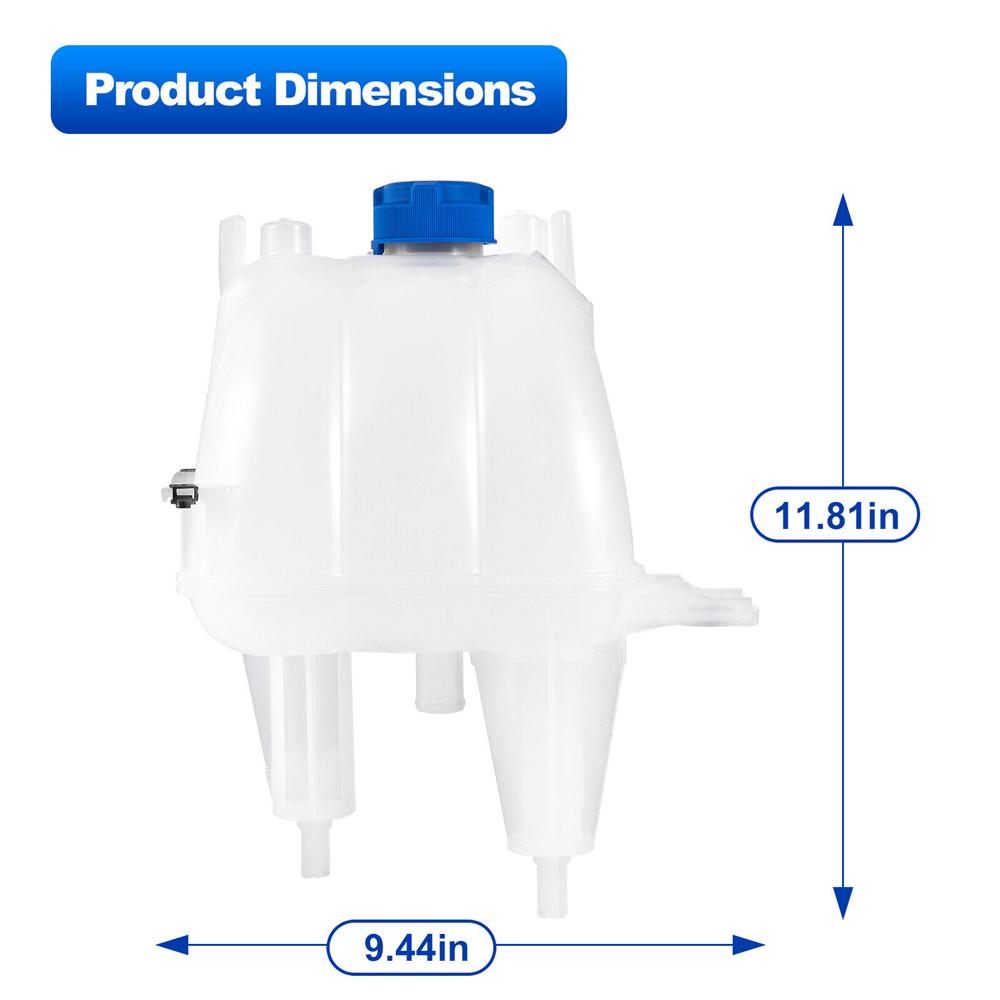 Coolant Recovery Reservoir Tank W/Cap For 2014-2021 Ram ProMaster 1500 2500 3500
Coolant Recovery Reservoir Tank W/Cap For 2014-2021 Ram ProMaster 1500 2500 3500