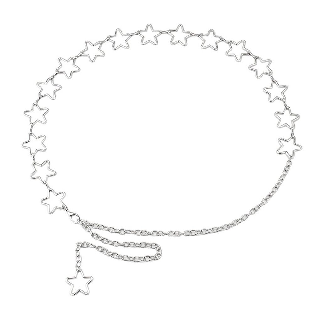 Trendy Slimming Cummerbands Luxury Thin Waistband Crystal Waist Band Pentagrams Metal Chain Belt
Trendy Slimming Cummerbands Luxury Thin Waistband Crystal Waist Band Pentagrams Metal Chain Belt
