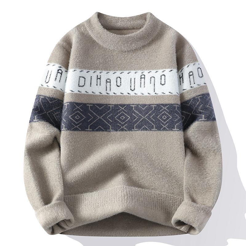 Autumn/Winter Men s Casual Round Neck Knitwear Long Sleeve 180 хакі
Autumn/Winter Men s Casual Round Neck Knitwear Long Sleeve 180 хакі