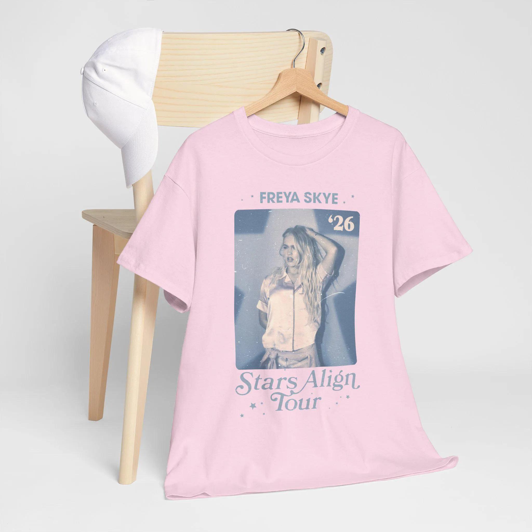 Freya Skye Stars Align Tour Graphic Tshirt for Unisex and Women Summer Pure Cotton Clothing Fashion Casual Short Sleeved Tshirt 4XL
Freya Skye Stars Align Tour Graphic Tshirt for Unisex and Women Summer Pure Cotton Clothing Fashion Casual Short Sleeved Tshirt 4XL