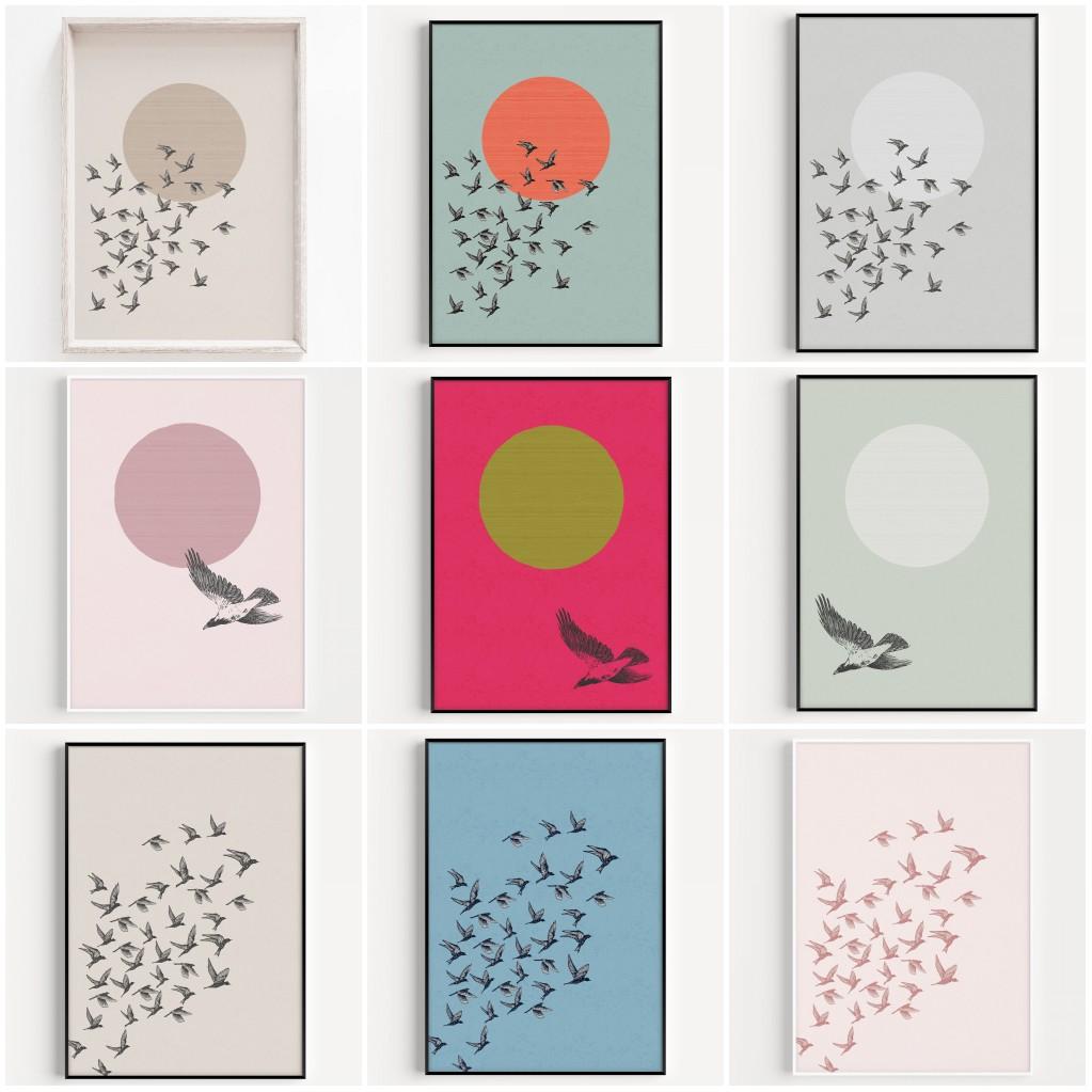 Vintage Minimalist Scandinavian Animal Wall Art Poster and Print Bird in Sky Canvas Painting Living Room Home Decor 21cm×30cm NoFrame
Vintage Minimalist Scandinavian Animal Wall Art Poster and Print Bird in Sky Canvas Painting Living Room Home Decor 21cm×30cm NoFrame