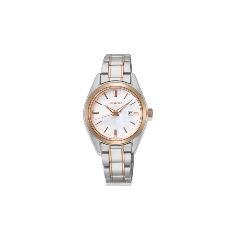 SEIKO 100 meters waterproof Quartz Steel Strap women s watch mother-of-pearl dial SUR634P
SEIKO 100 meters waterproof Quartz Steel Strap women s watch mother-of-pearl dial SUR634P