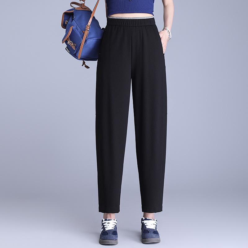 2025 Spring/Summer High-Waist Loose Carrot-Harem Pants: Elastic, Slimming, Versatile Nine-Point Casual Trousers 29 (115-125 lbs)
2025 Spring/Summer High-Waist Loose Carrot-Harem Pants: Elastic, Slimming, Versatile Nine-Point Casual Trousers 29 (115-125 lbs)
