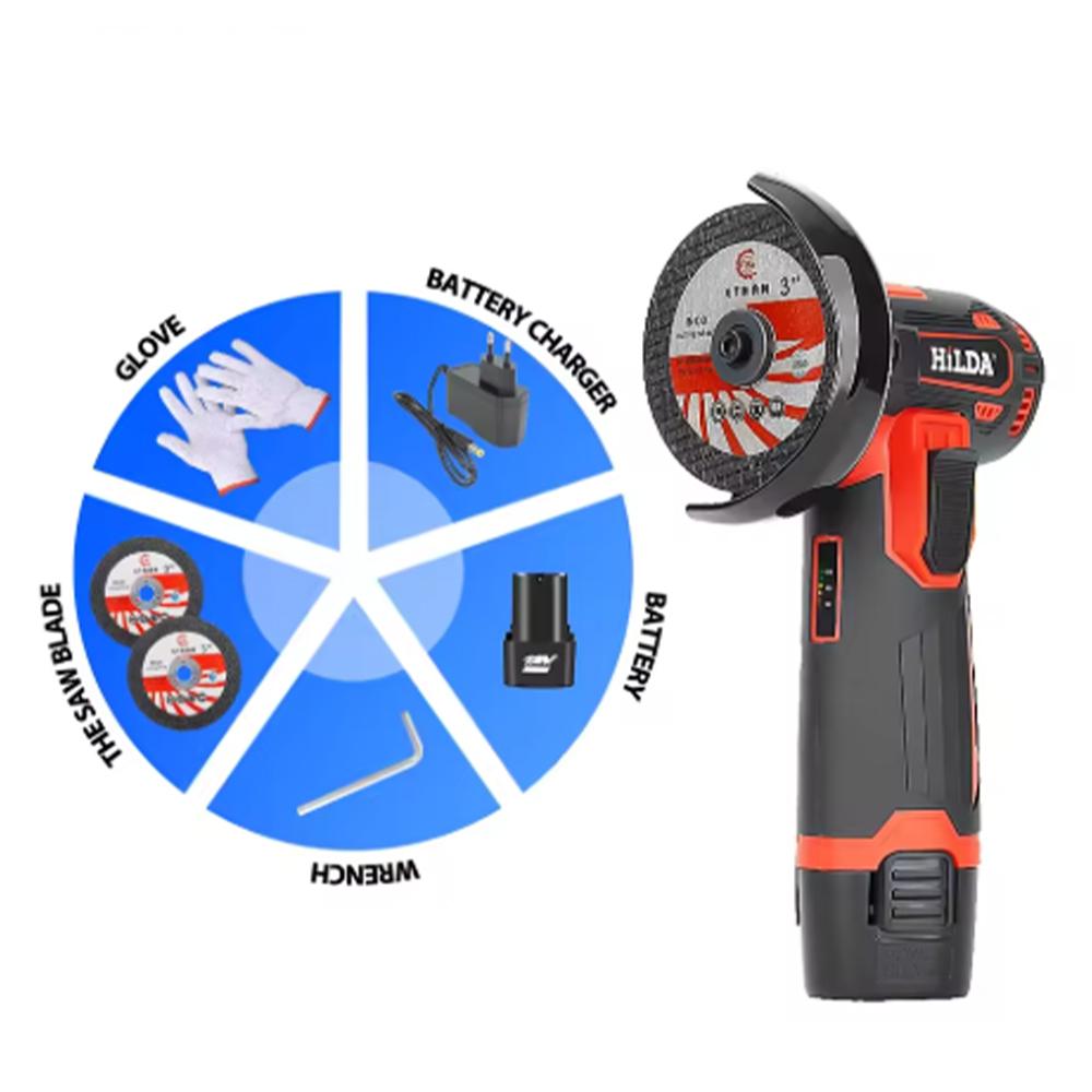 3 Inch Mini Angle Grinder Handled Multifunctional Cordless Cutting Polishing Rechargeable Electric Tool For DIY Projects US
3 Inch Mini Angle Grinder Handled Multifunctional Cordless Cutting Polishing Rechargeable Electric Tool For DIY Projects US