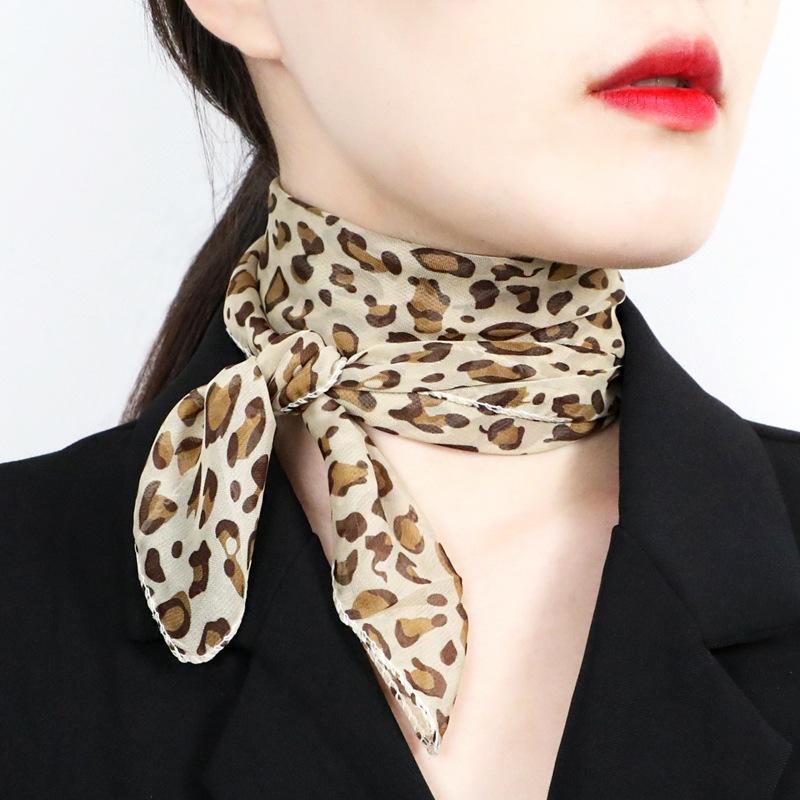 Wind Classic Leopard Print Spring And Summer Women S Small Square Scarf Sunscreen Chiffon Silk Scarf Small Scarf Scarf
Wind Classic Leopard Print Spring And Summer Women S Small Square Scarf Sunscreen Chiffon Silk Scarf Small Scarf Scarf