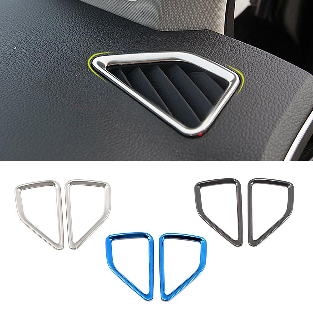 Для Skoda Karoq 2017-приборная панель автомобиля, кондиционер, розетка переменного тока, вентиляционная крышка, рамка, отделка, декоративная нержавеющая сталь