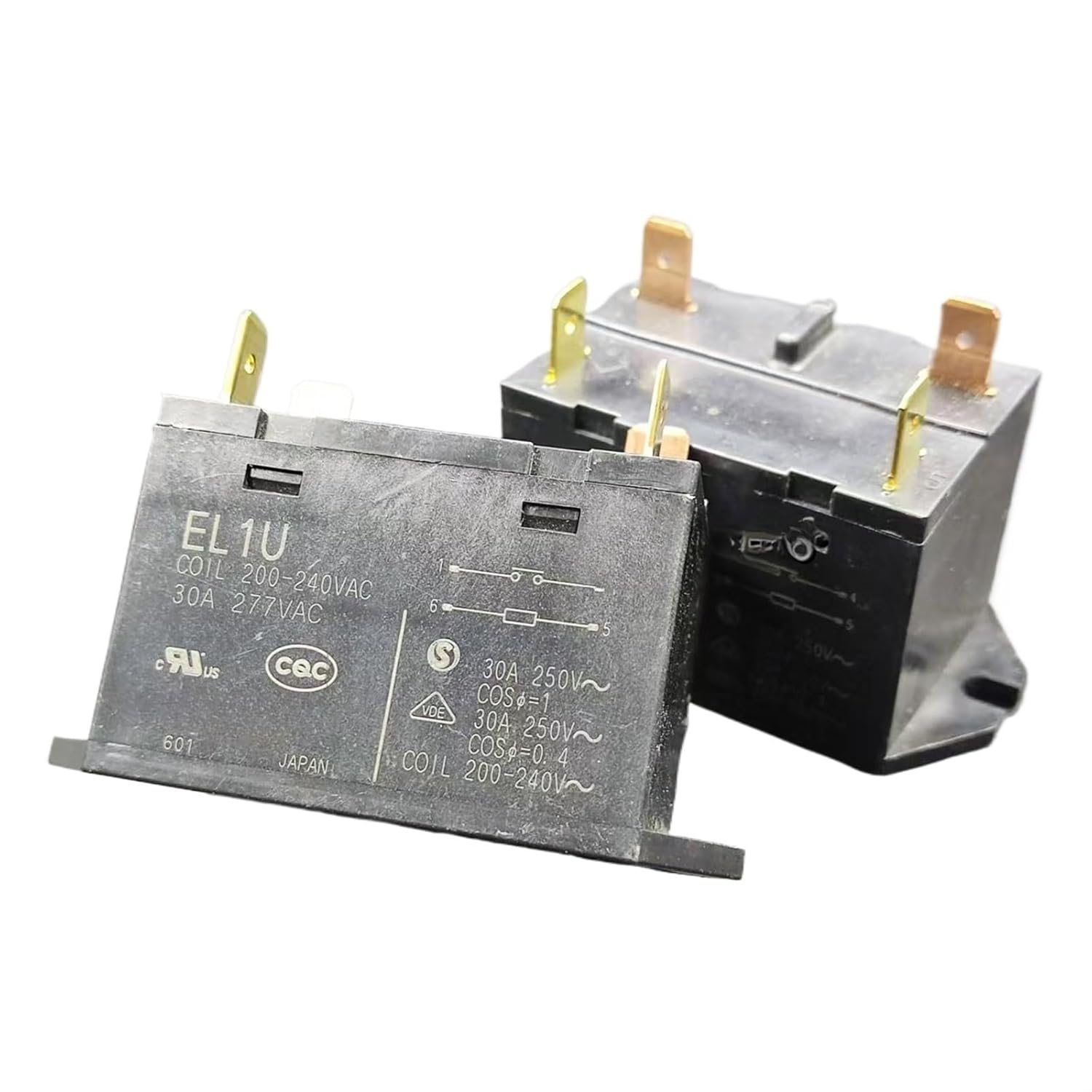 EL1U 200-240VAC 30A 277VAC High-Power DEC Relay
EL1U 200-240VAC 30A 277VAC High-Power DEC Relay