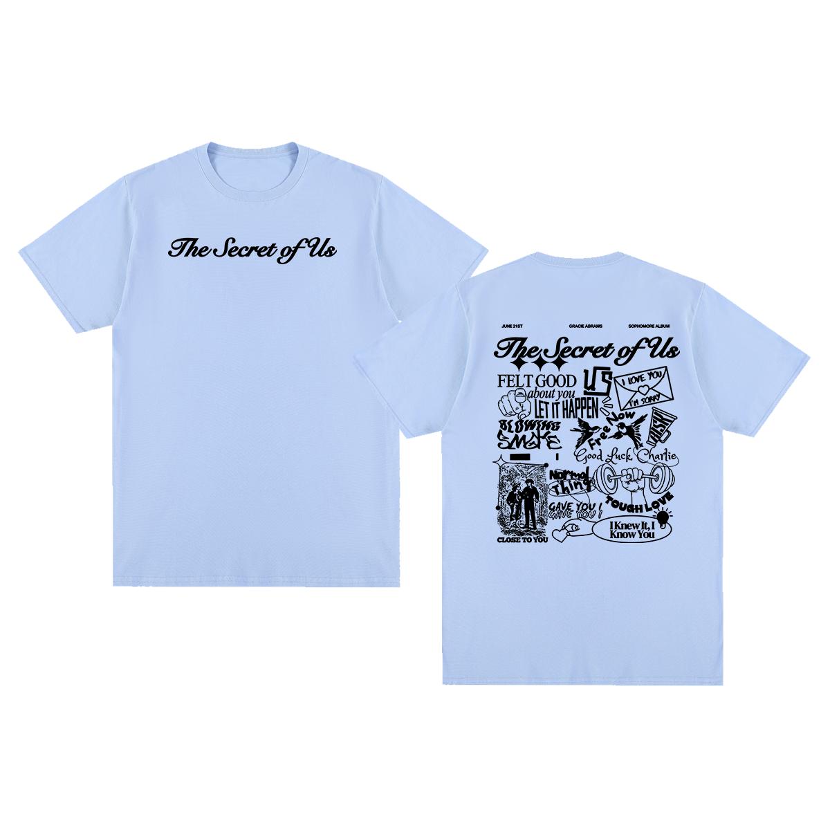 The Secret of Us Vintage tshirt Gracie Abrams Streetwear Y2K 90s Cotton Unisex T shirt New TEE TSHIRT Womens tops 3XL
The Secret of Us Vintage tshirt Gracie Abrams Streetwear Y2K 90s Cotton Unisex T shirt New TEE TSHIRT Womens tops 3XL