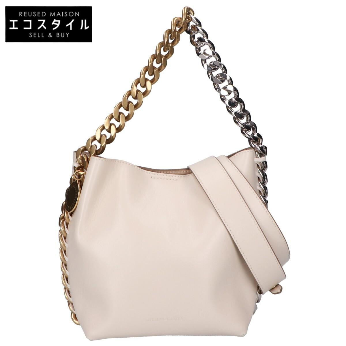 STELLA McCARTNEY FRAYME BUCKET 2WAY Shoulder Bag Handbag IvoryUsed
STELLA McCARTNEY FRAYME BUCKET 2WAY Shoulder Bag Handbag IvoryUsed