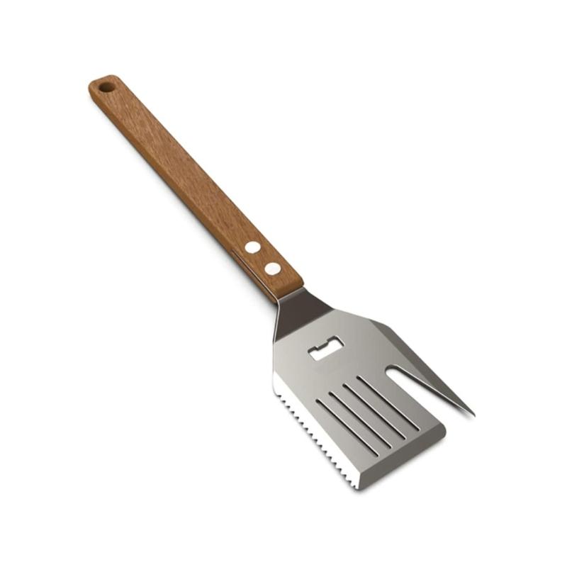 Multifunction Stainless Steel BBQ Spatula Grill Tool With Heat Resistant Wooden Handle Barbecue Utensil
Multifunction Stainless Steel BBQ Spatula Grill Tool With Heat Resistant Wooden Handle Barbecue Utensil