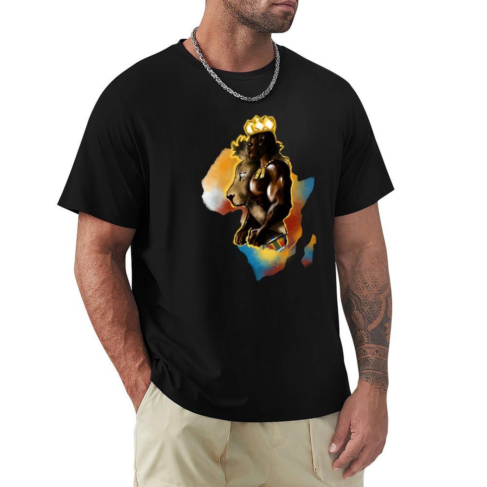 The African King T-Shirt Anime Summer Top Mens Graphic T-Shirts Big And Tall S середній синього кольору
The African King T-Shirt Anime Summer Top Mens Graphic T-Shirts Big And Tall S середній синього кольору