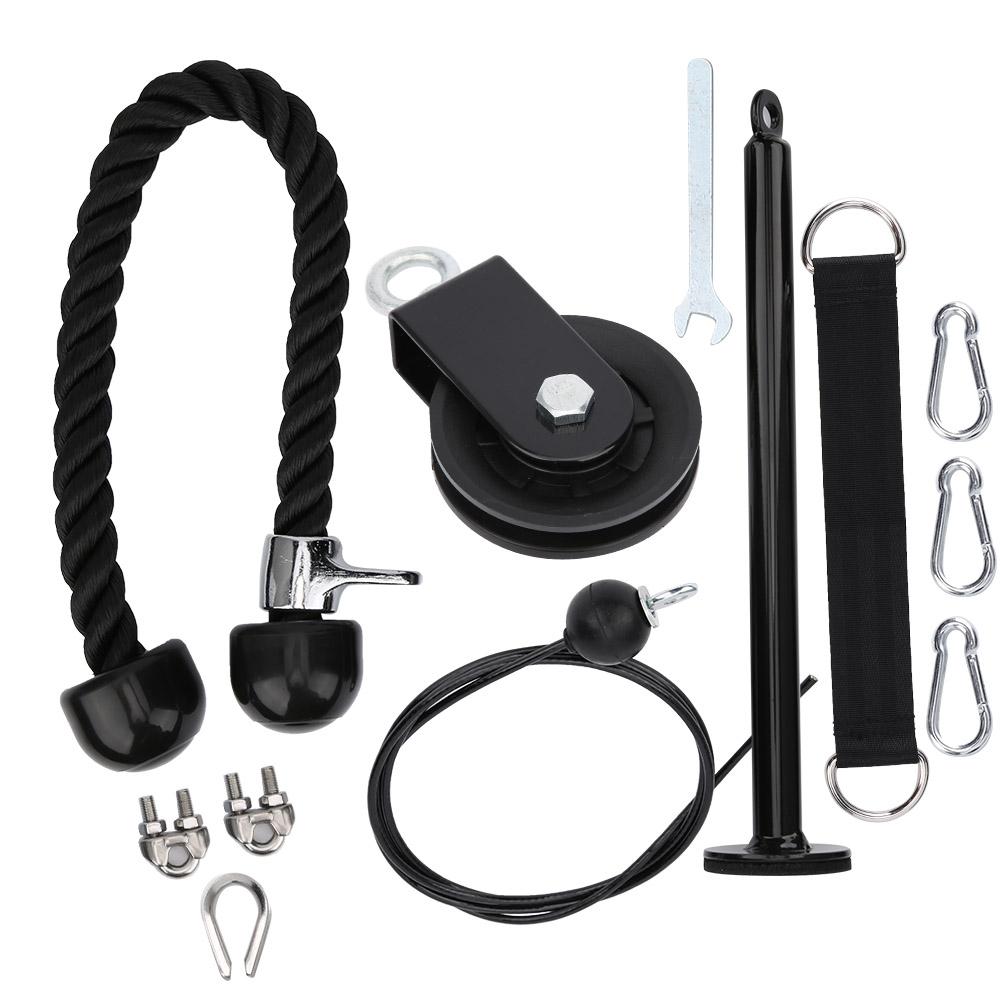 DIY Pulley Rope Domestic HighOrder Pulldown Arm Strength Triceps Fitness Equipment Kit
DIY Pulley Rope Domestic HighOrder Pulldown Arm Strength Triceps Fitness Equipment Kit