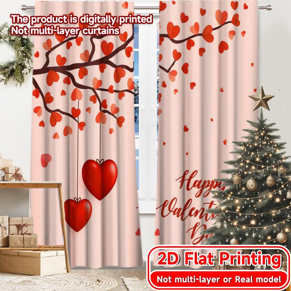 Set Of 2 Flat Printing Love Blossoms Chic Curtains Durable Polyester Thermal Insulation Room Light Filtering Made W100*H70(CM)-Rod Pocket&1PCS
Set Of 2 Flat Printing Love Blossoms Chic Curtains Durable Polyester Thermal Insulation Room Light Filtering Made W100*H70(CM)-Rod Pocket&1PCS