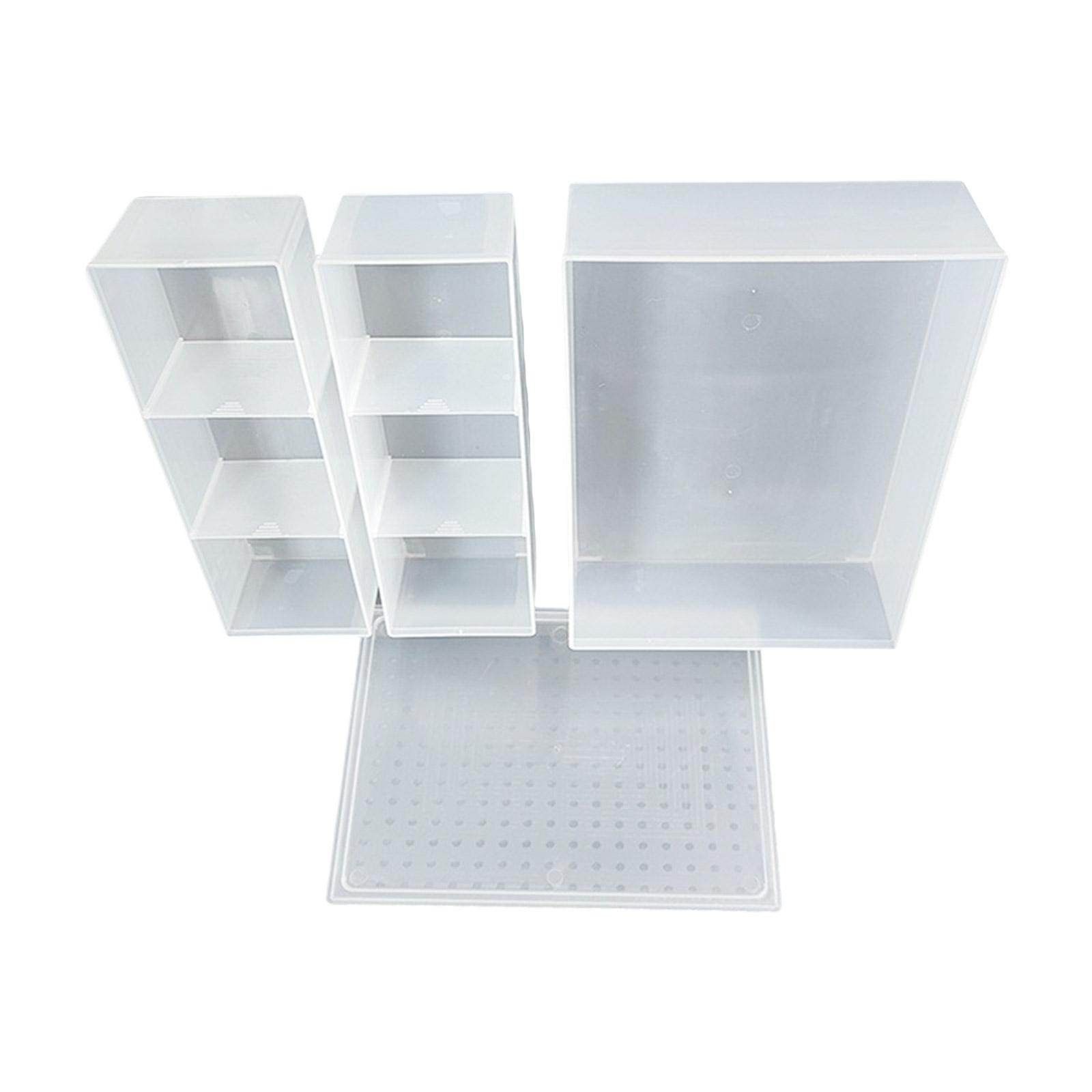 MultiPurpose Modulars Clear Storage Boxes Adjustable Compartments Organizers For Office Home Closet Organization
MultiPurpose Modulars Clear Storage Boxes Adjustable Compartments Organizers For Office Home Closet Organization