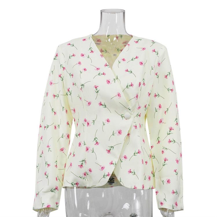 women s Floral Print V Neck Long Sleeve Single Button Regular Fit Blazer Elegant Casual Commute Jacket Top S жёлтый
women s Floral Print V Neck Long Sleeve Single Button Regular Fit Blazer Elegant Casual Commute Jacket Top S жёлтый