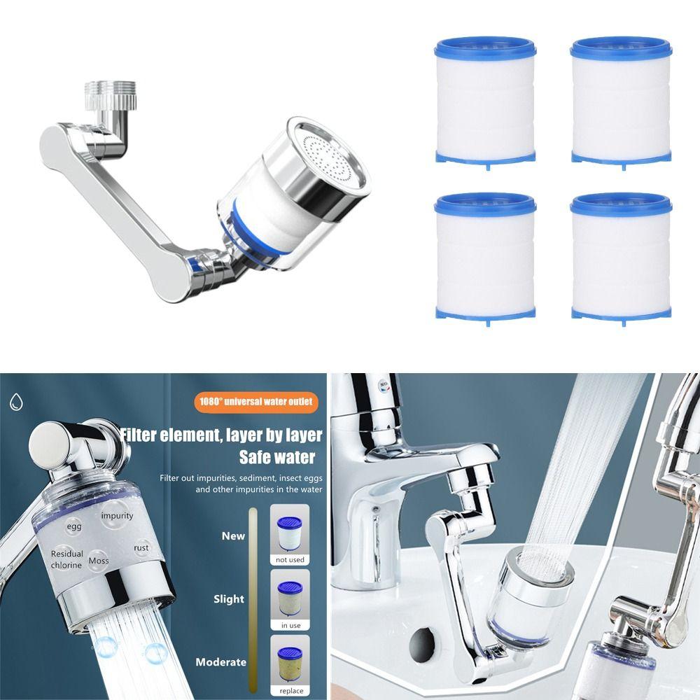 Bubbler Head 1080° Faucet Nozzle Adapter Aerator Kitchen Faucet Bathroom Tap Water Purifier
Bubbler Head 1080° Faucet Nozzle Adapter Aerator Kitchen Faucet Bathroom Tap Water Purifier